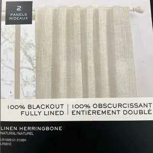 ralph lauren blackout curtains linen herringbone
